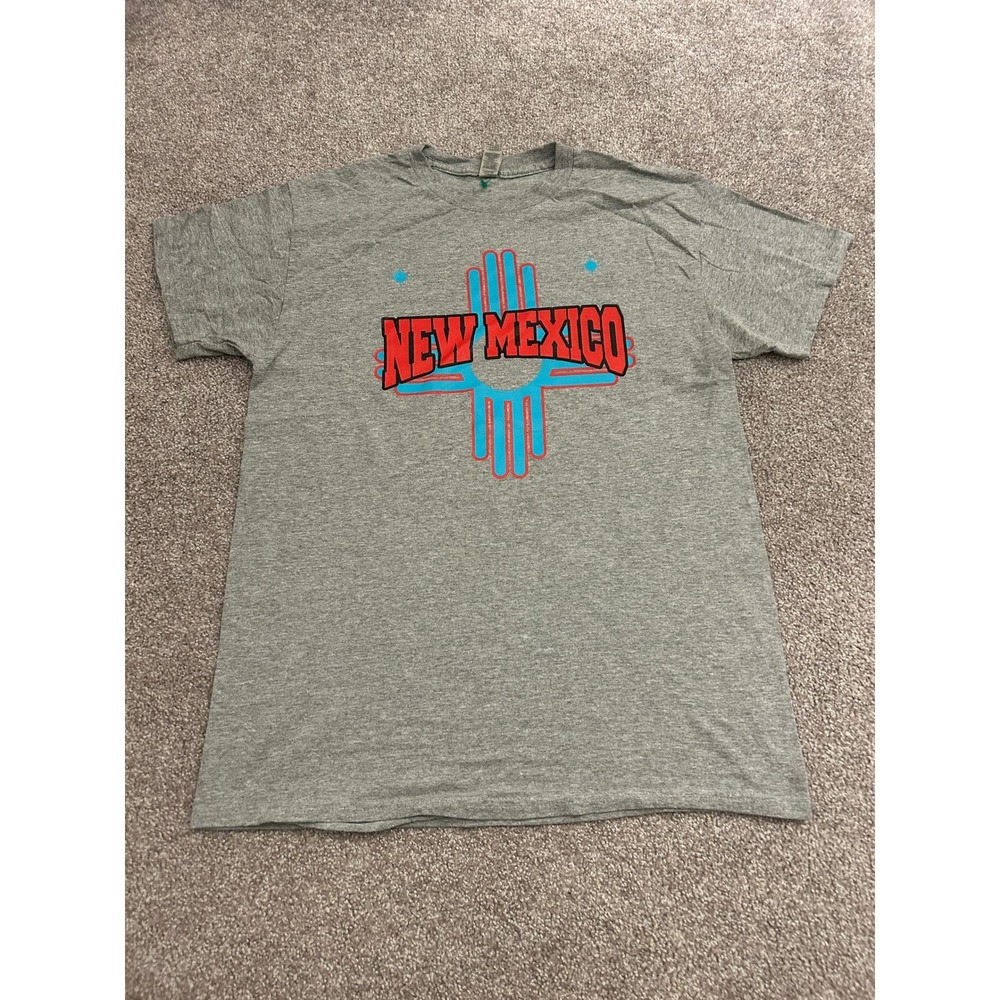 Vintage New Mexico TShirt Mens Medium Gray Excellent 2022 Softball Regional Team
